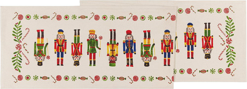 Now Designs W13 x L72in, Nutcracker Table Runner (NTR1033D)