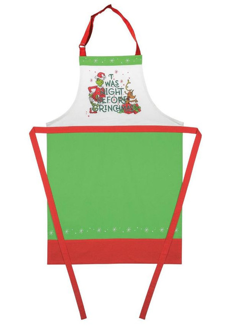 Enesco Apron, Night Before Grinchmas (6013494)
