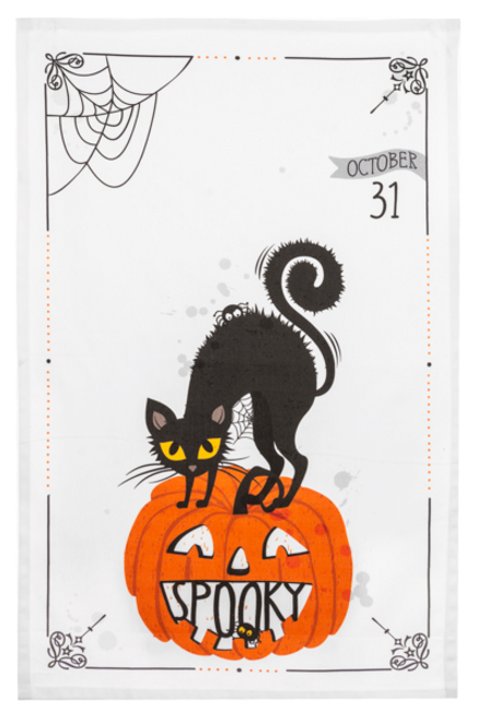 Midwest Tea Towel, Halloween - Spooky (MH190295B)