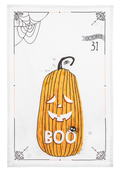 Midwest Tea Towel, Halloween - Boo (MH190295D)