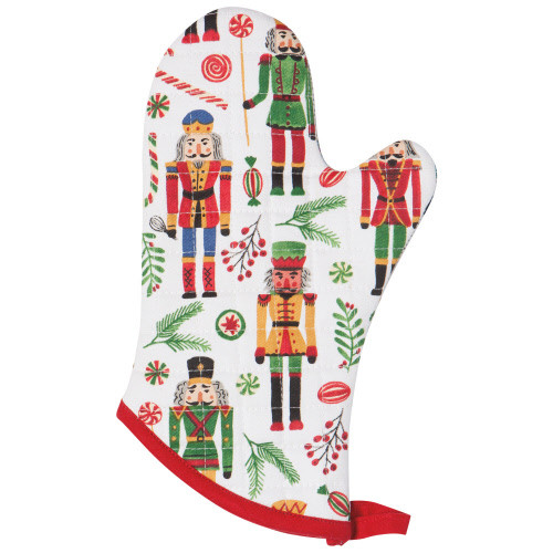 Now Designs Chef Oven Mitt, Nutcracker (NOM1012D)