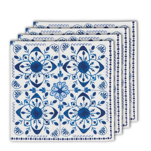 Now Designs Napkins, Porto - Set of 4 (HNP1161D)