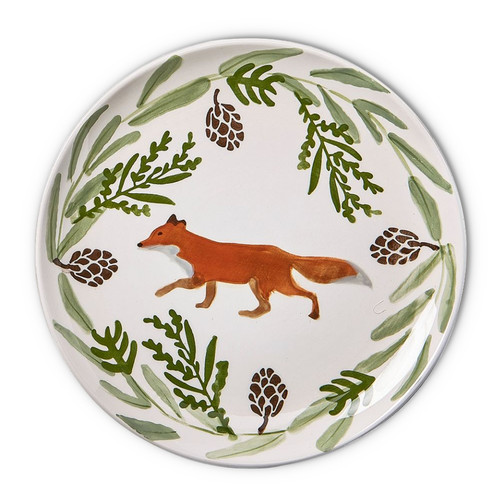 TAG Appetizer Plate, Warm Wishes - Fox (G15754B)