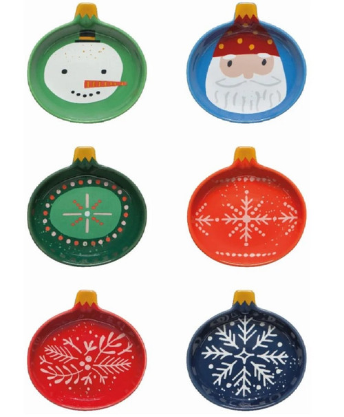 Now Designs Pinch Bowls, Christmas Charms - Set of 6 (JSV1094D)