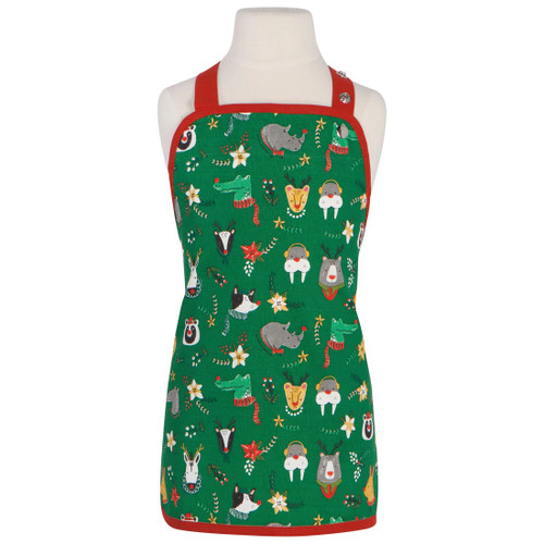 Now Designs Kid's Apron, Rudolph Imposters (JKA1066D)