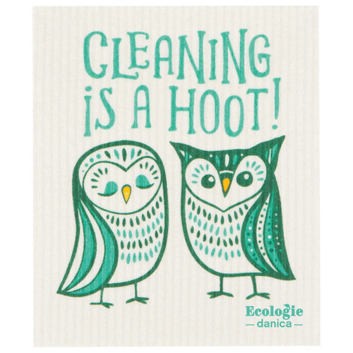 Now Designs Swedish Sponge Dishcloth, Hootenanny (2000021)