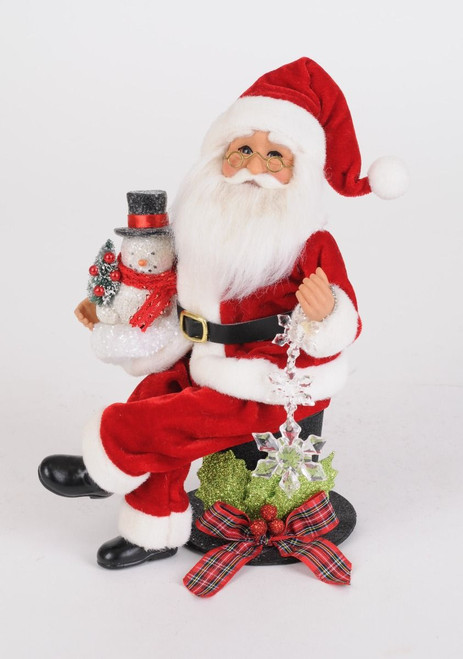Karen Didion Top Hat Santa (CC12-40)
