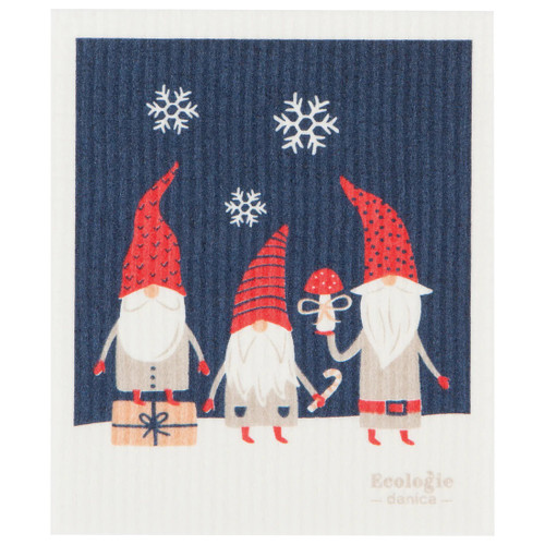 Now Designs Swedish Sponge Dishcloth, Gnomes (2000219)
