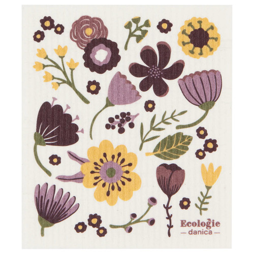 Now Designs Swedish Sponge Dishcloth, Flora (2000257)