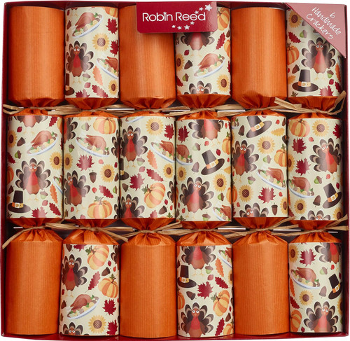 Robin Reed 13" Crackers, Racing Turkeys - Box of 6 (72236)