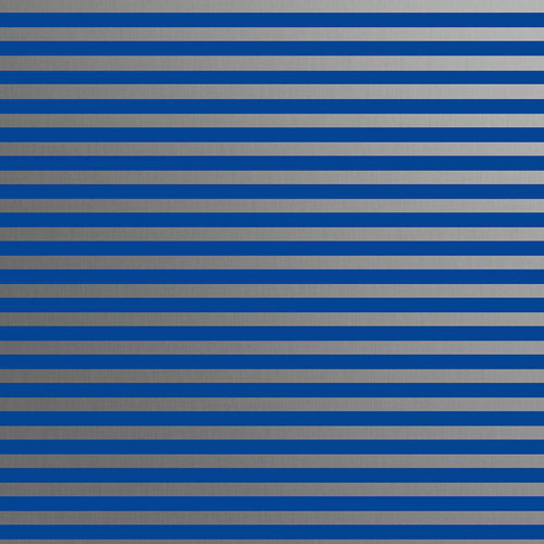 Jillson & Roberts Gift Wrap, Blue & Silver Stripe (R513)