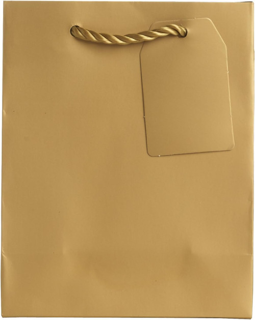 Jillson & Roberts Gift Bag, Gold Matte - Small (ST915)
