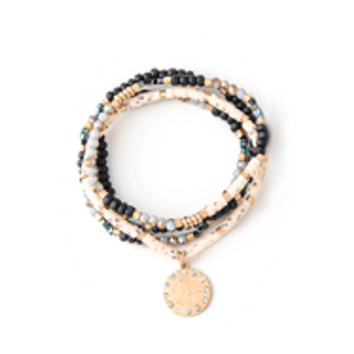 Ganz Rhinestone Bracelet, Khaki (FBRAC101)