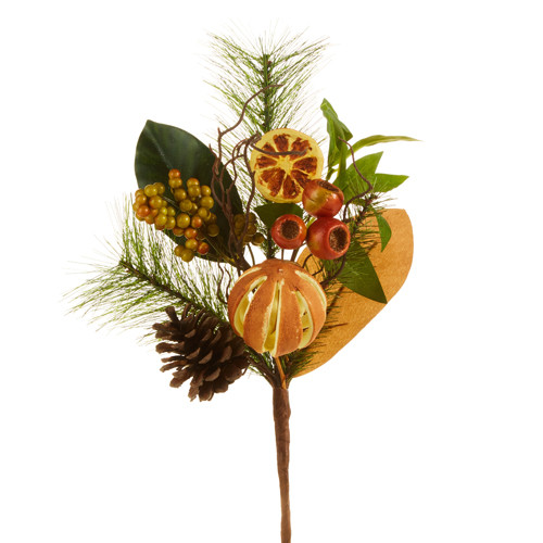 Raz Imports Pick, Pine & Orange - 16" (F4302477)
