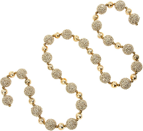 RAZ Imports Garland, Glittered Ball - 6' (G3502378)