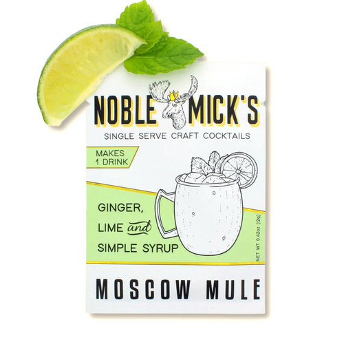 Noble Mick's Single Serving Craft Cocktail Mix, Moscow Mule (399002)