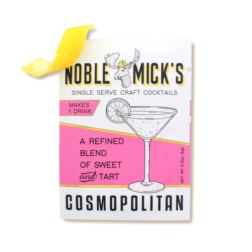 Noble Mick's Single Serving Craft Cocktail Mix, Cosmopolitan (399019)