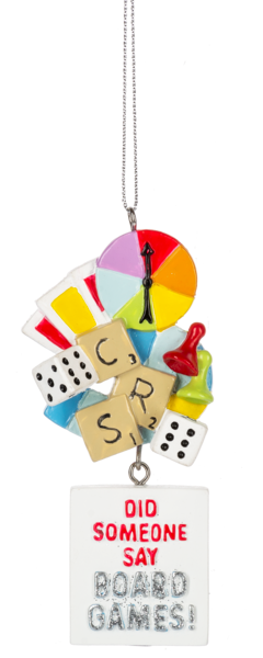 Midwest Ornament, Game Night - Board Games (MX181657A)