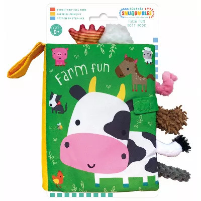 House of Marbles Cloth Book, Sensory Snuggables Farm Fun (391157)