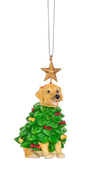 Midwest Ornament, Christmas Dog - Tree (MX187154A)