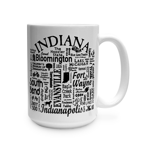Coasterstone Mug, Where Life Takes You - Indiana (LM300-IN)