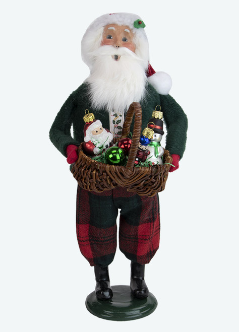 Byers' Choice Caroler, Santa With Ornaments (3231)