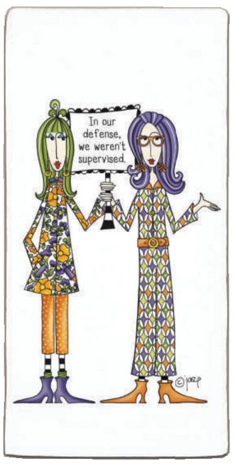 CJ Bella Dishtowel, In Our Defense (DM3-038-0060)