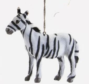 One Hundred 80 Degrees African Zebra Ornament (GF0040F)