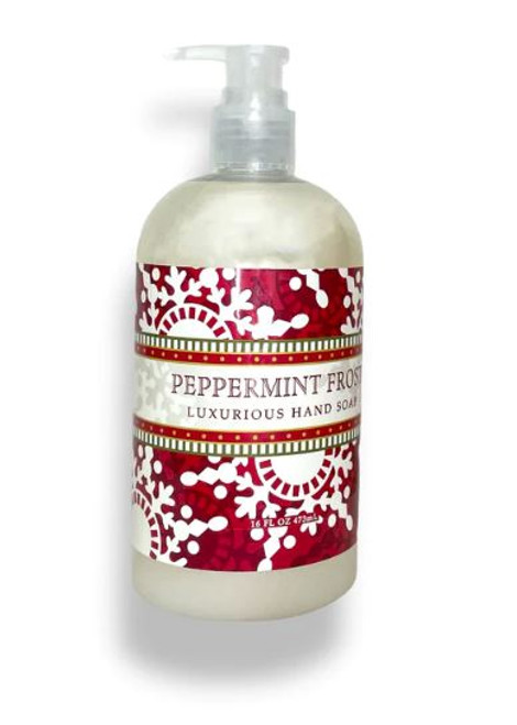 Greenwich Bay 16oz Liquid Hand Soap, Peppermint Frost (R2M013)