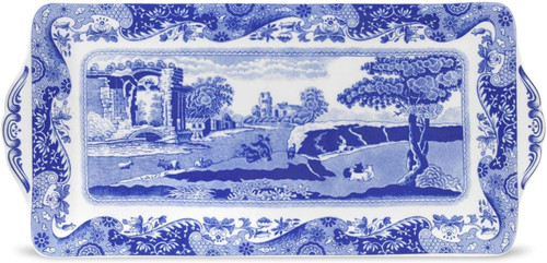 Portmeirion Spode Sandwich Tray, Blue Italian (1532849)