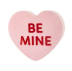 One Hundred 80 Degrees Valentines Day Conversation Hearts Decor, BE MINE (WH0184D)