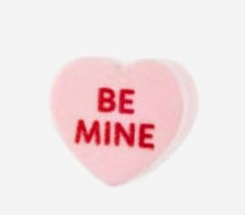 One Hundred 80 Degrees 6" Valentines Day Conversation Heart Decor, BE MINE (WH0185E)