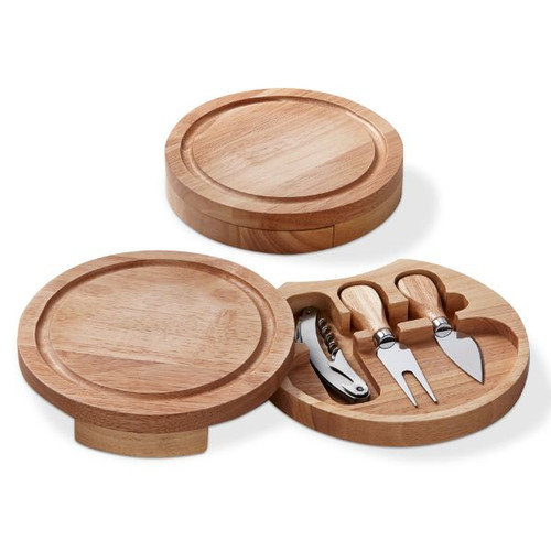 TAG Picnic Cheese & Wine Board Set- Natural (G15008)