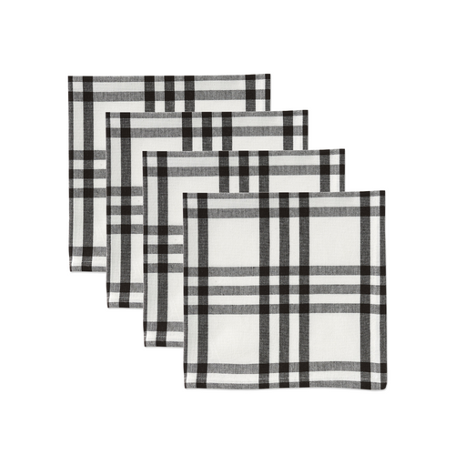 Design Imports Napkins, Homestead Plaid - Set of 4 (751465)