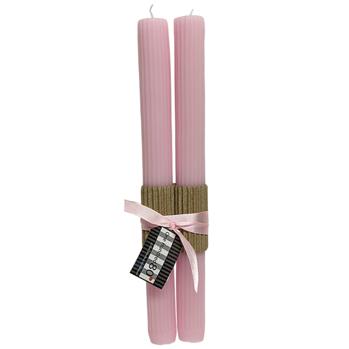 One Hundred 80 Degrees Easter Taper Candle, Set of 2 - Pink (NE0414A)