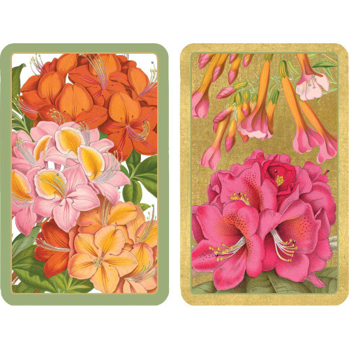 Caspari Playing Cards, Jefferson's Garden Study - Set of 2 Decks (PC143)