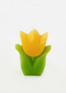 One Hundred 80 Degrees Tulip Candle, Yellow (NE0467B)