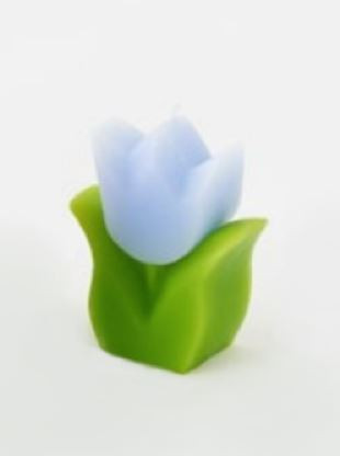 One Hundred 80 Degrees Tulip Candle, Blue (NE0467C)