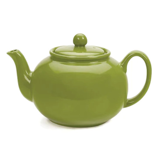 RSVP Stoneware Teapot, Green (CHAI G)
