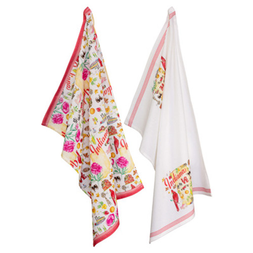 Boston International Tea Towels, Indiana - Set of 2 (TT041500)