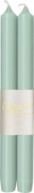 Caspari 10" Straight Taper Candles, Turquoise - Set of 2 (CA40.2)
