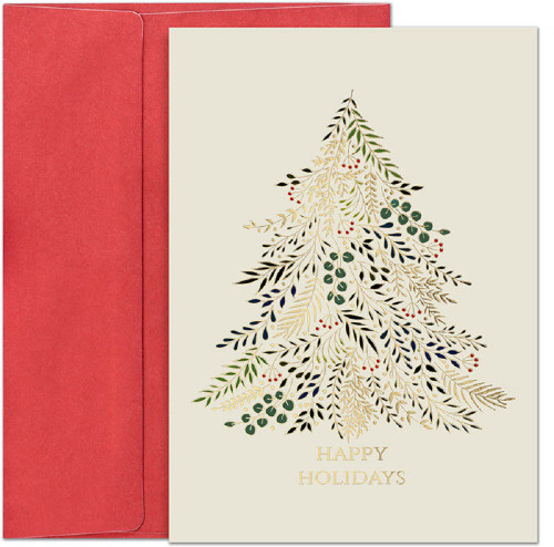 Masterpiece Studios Boxed Holiday Cards, Gilded Greenery (978400)