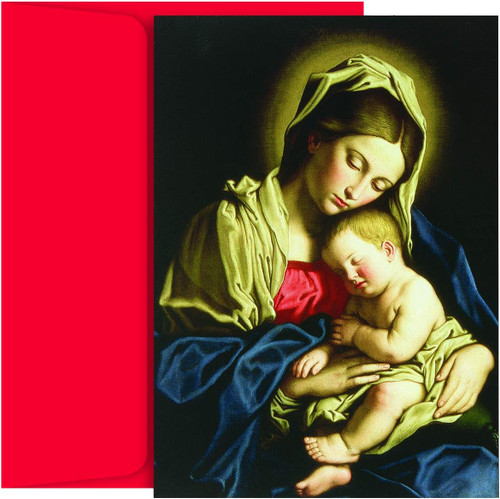 Masterpiece Studios Boxed Holiday Cards, Madonna & Child At Rest (75000)