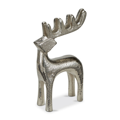 TAG Reindeer Silhouette Figurine, Small - Silver (G18472)