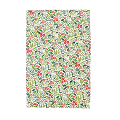 One Hundred 80 Degrees Holiday Dish Towel, Holly (FP0098C)