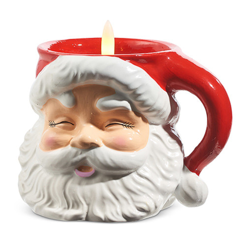RAZ Imports Vintage Santa Candle - 5" (4319189)