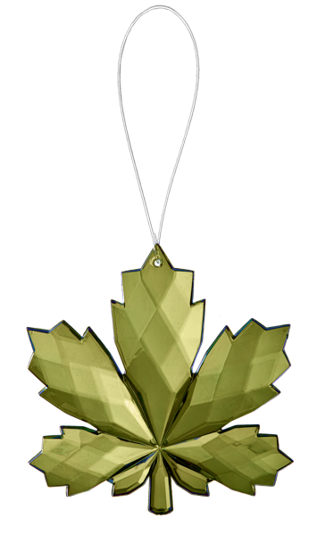 Ganz Leaf Ornament, WonderFall - Green (ACRYF-140B)
