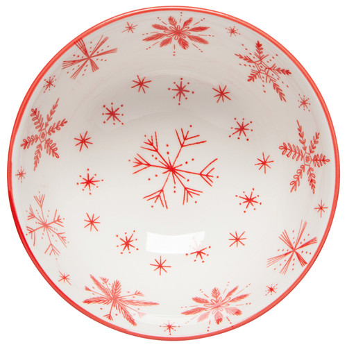 Now Designs Stamped Bowl, Snowflakes - 4" (NBO2366D)