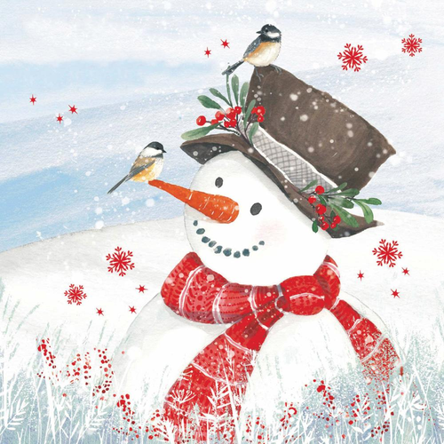 Paperproducts Design Beverage Napkins, Olaf the Snowman - 2 Packs (325002403)