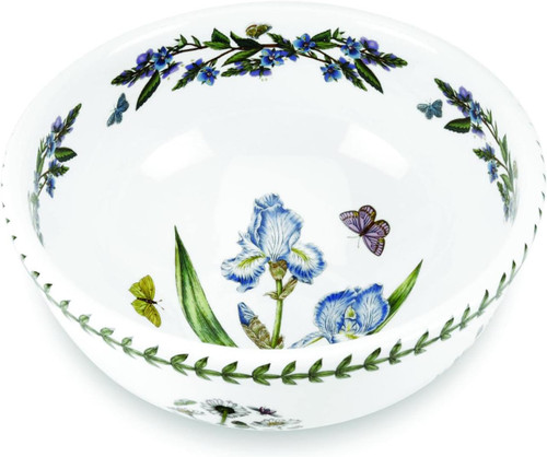 Portmeirion Botanic Garden 9" Salad Bowl - Iris Motif (60310IRIS)